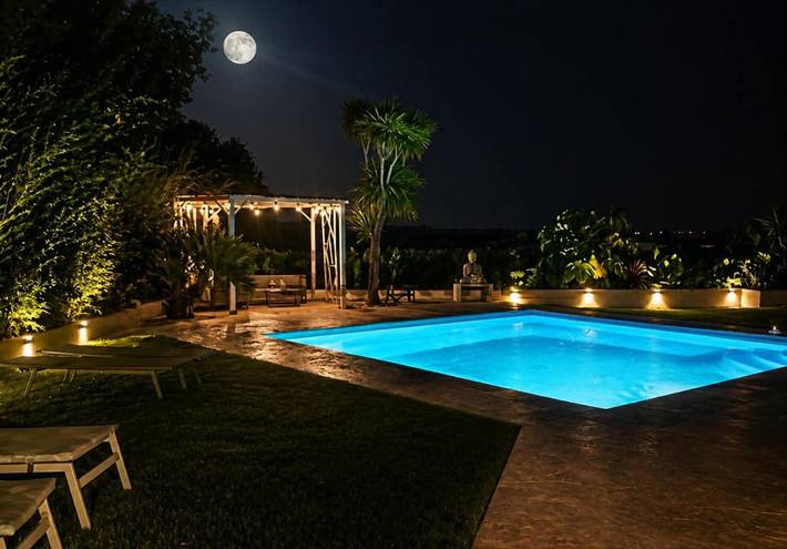 Location de vacances pour 10 personnes, avec piscine ainsi que jardin et vue à Aspères - 4