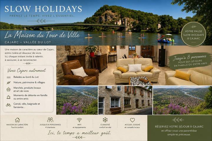 Maison de vacances pour 8 personnes, avec Balcon