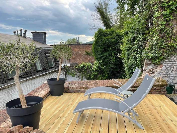 Location de vacances pour 2 personnes, avec jardin ainsi que jacuzzi et terrasse à Namur - 2
