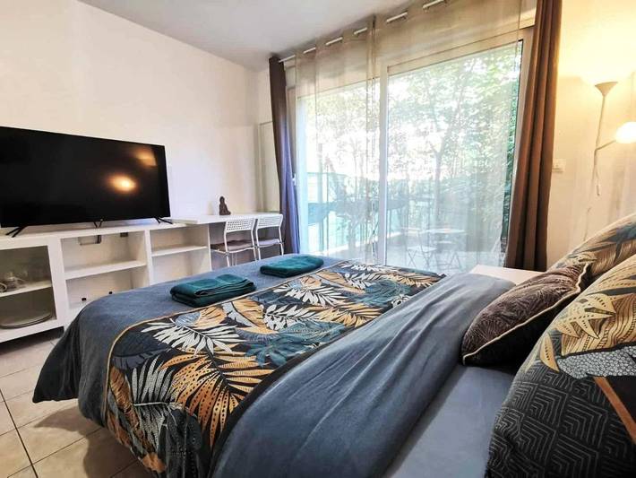 Appartement de vacances pour 2 personnes, avec terrasse et jardin