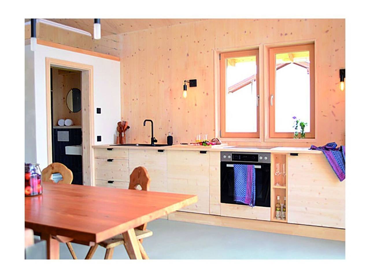 Ganze Wohnung, Architektenhaus Reischl in Neubeuern, Bayerische Alpen