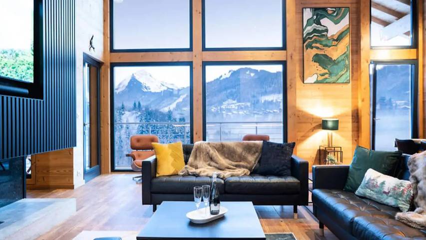 Chalet pour 11 personnes, avec jardin ainsi que piscine et sauna, animaux acceptés à Montriond - 4