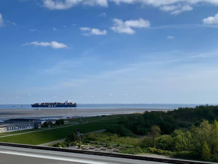 Apartament wakacyjny dla 2 osób, z balkon i sauna oraz widok na ocean i basen w Cuxland
