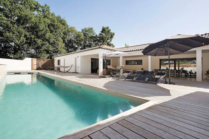 Ferienhaus „Villa auf dem Land mit Pool“ mit privatem Pool, Wlan und Klimaanlage in Beleymas, Périgord Pourpre