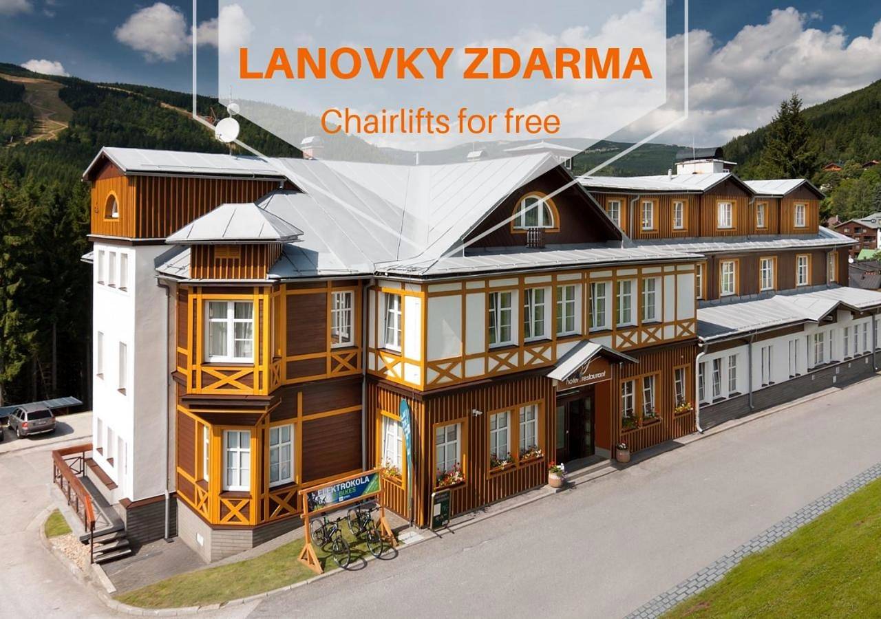 Hotel voor 2 personen met tuin in Špindlerův Mlýn, Trautenau regio