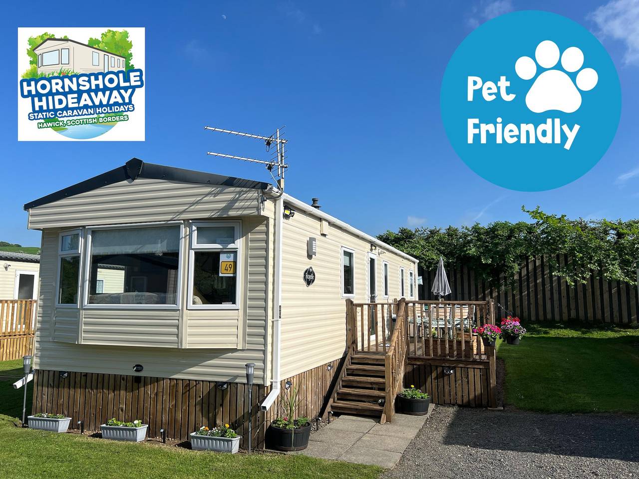 Hornshole Hideaway Caravan Hawick in Scottish Borders