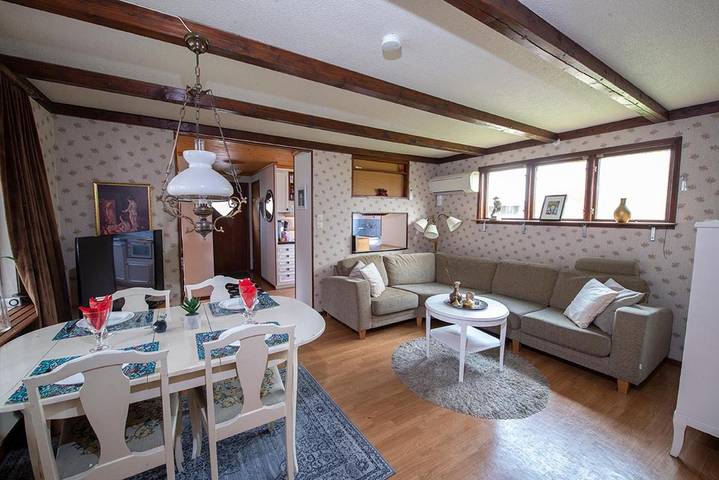 Ferienhaus für 4 Personen, mit Ausblick und Terrasse am Bolmen