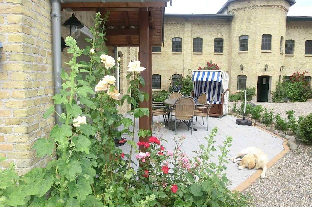Ferienwohnung Innenhof - Ferienhof Börsby - Ferienwohnung Innenhof in Geltinger Birk, Pommerby