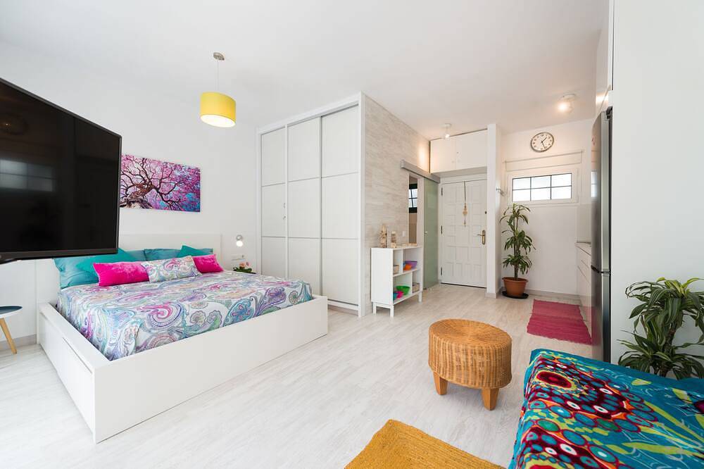 Ganze Wohnung, Studio 300 Meter vom Strand entfernt. Kostenloses Wifi in Bahía Feliz, San Bartolomé de Tirajana