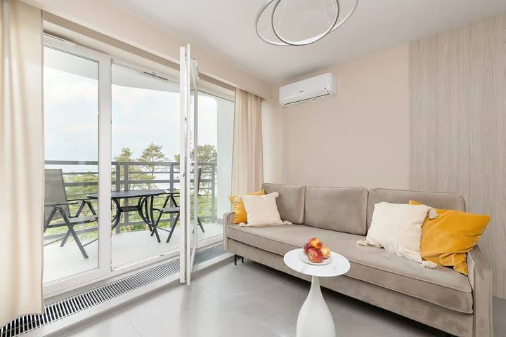 Ferienwohnung für 4 Personen, mit Balkon/Terrasse, kinderfreundlich in Dziwnówek