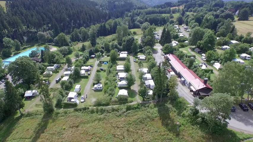 Camping für 4 Personen, mit Garten und Ausblick im Harz