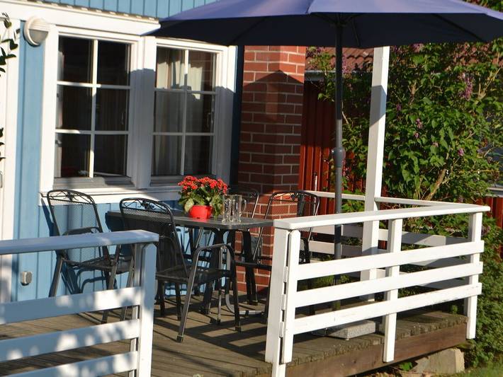 Ferienhaus in Userin mit Schwimmbecken in Badestrand Userin, Userin
