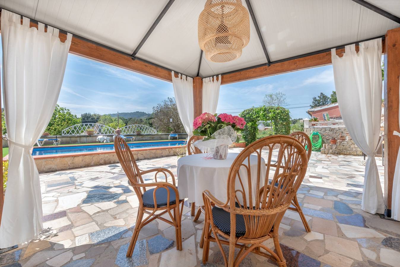 Beautiful Country House with Pool, Terraces & Wi-Fi; Parking Available in Artà, East Majorca