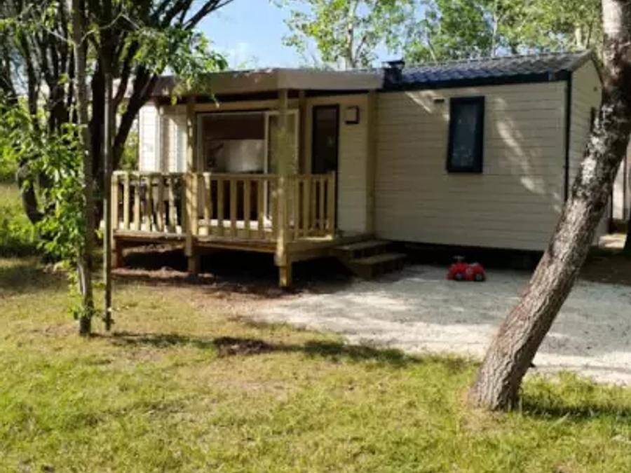 Camping Le Fief Melin - Mobilhome 4 personas - Mobil-Home Privilège 3 Piezas 4 Personas Aire Acondicionado + Tv in Le Château-d'Oléron, Côte de Beauté