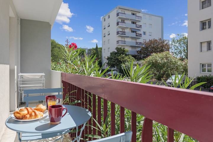 Ferienwohnung für 2 Personen, mit Balkon in Montpellier - 3
