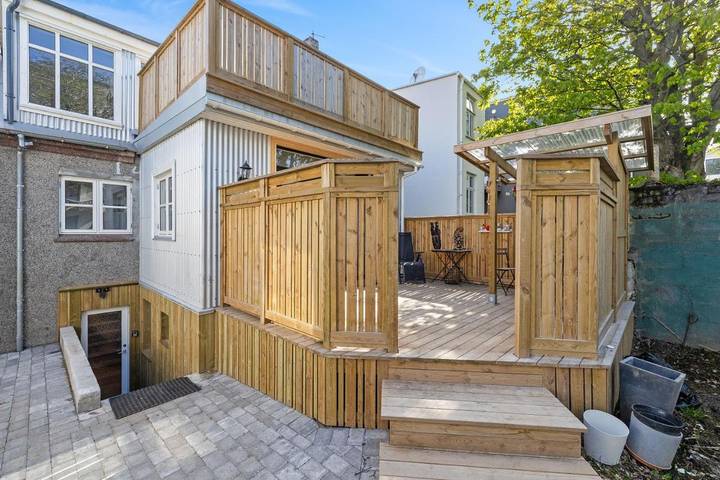 Vakantiewoning voor 11 personen, met uitzicht en balkon, kindvriendelijk in Reykjavik