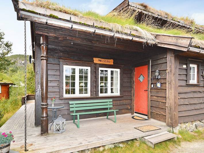 Feriehus for 10 personer, med Terrasse i Hovden