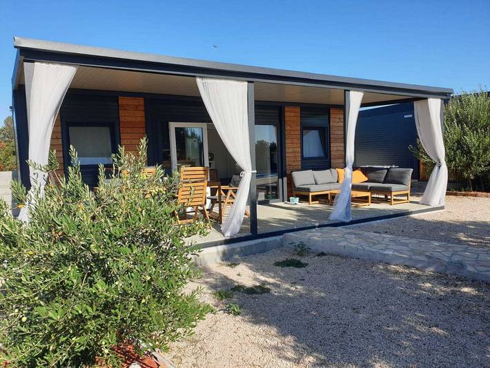 Camping für 6 Personen, mit Balkon/Terrasse und Terrasse sowie Pool, mit Haustier in Dalmatien - 2