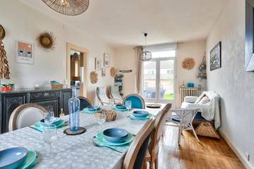 Gîte pour 6 personnes, avec terrasse et jardin dans Plage du Prieuré