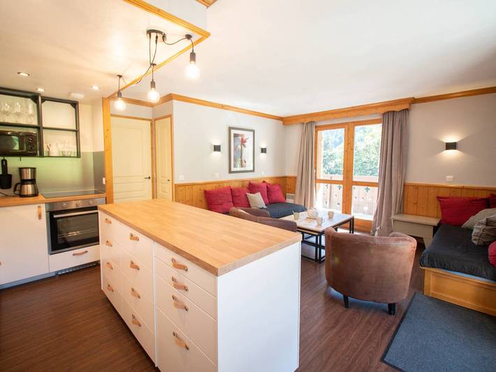 Apartamento entero, Amplio apartamento 5 habitaciones Valmorel, mascotas permitidas, estacionamiento in Valmorel, Les Avanchers-Valmorel