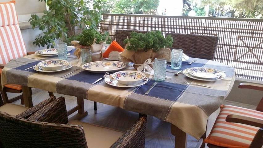 Gîte pour 5 personnes, avec Balcon ainsi que Terrasse et Vue dans Palaia Epidavros