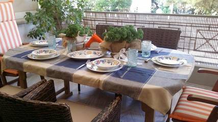 Gîte pour 5 personnes, avec balcon et vue, adapté aux familles dans Palaia Epidavros