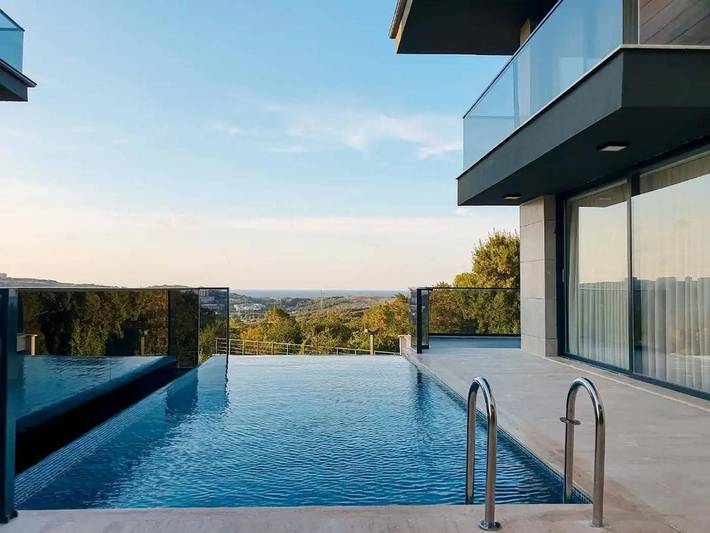 Villa pour 7 personnes, avec jacuzzi et balcon ainsi que sauna et piscine à Turquie - 4