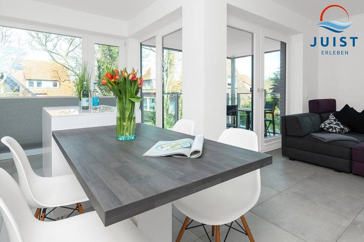 Ferienwohnung für 3 Personen, mit Balkon, mit Haustier auf Juist