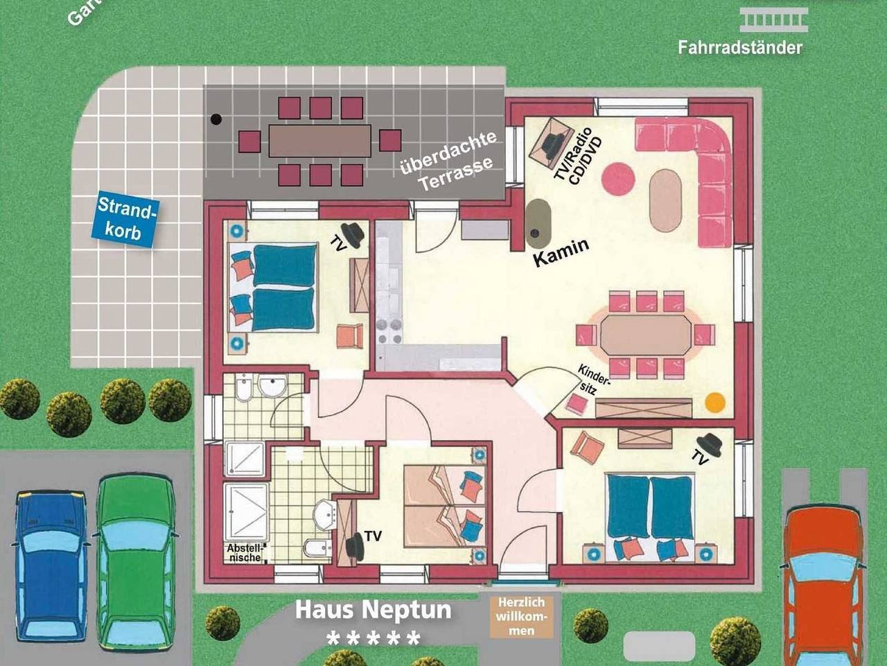 Karlshagen Haus Neptun (4 *) - Haus Neptun (4*) in Karlshagen, Usedomer Norden