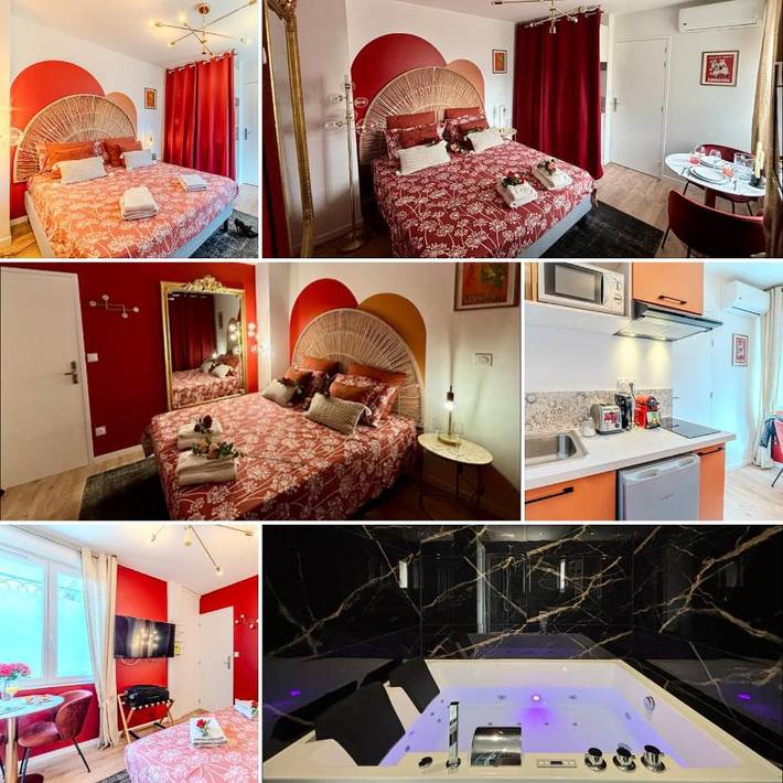 Appartement de vacances pour 2 personnes, avec jacuzzi