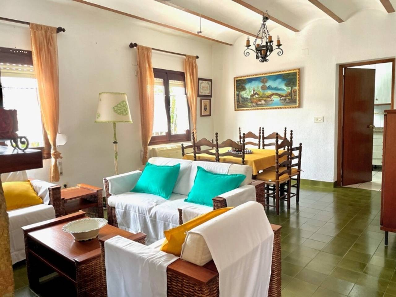 Familien-Chalet in Els Poblets - 3 Schlafzimmer für 7 Personen in Almadrava, Costa Blanca