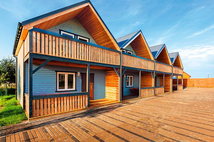 Chalet pour 8 personnes, avec balcon en Pologne