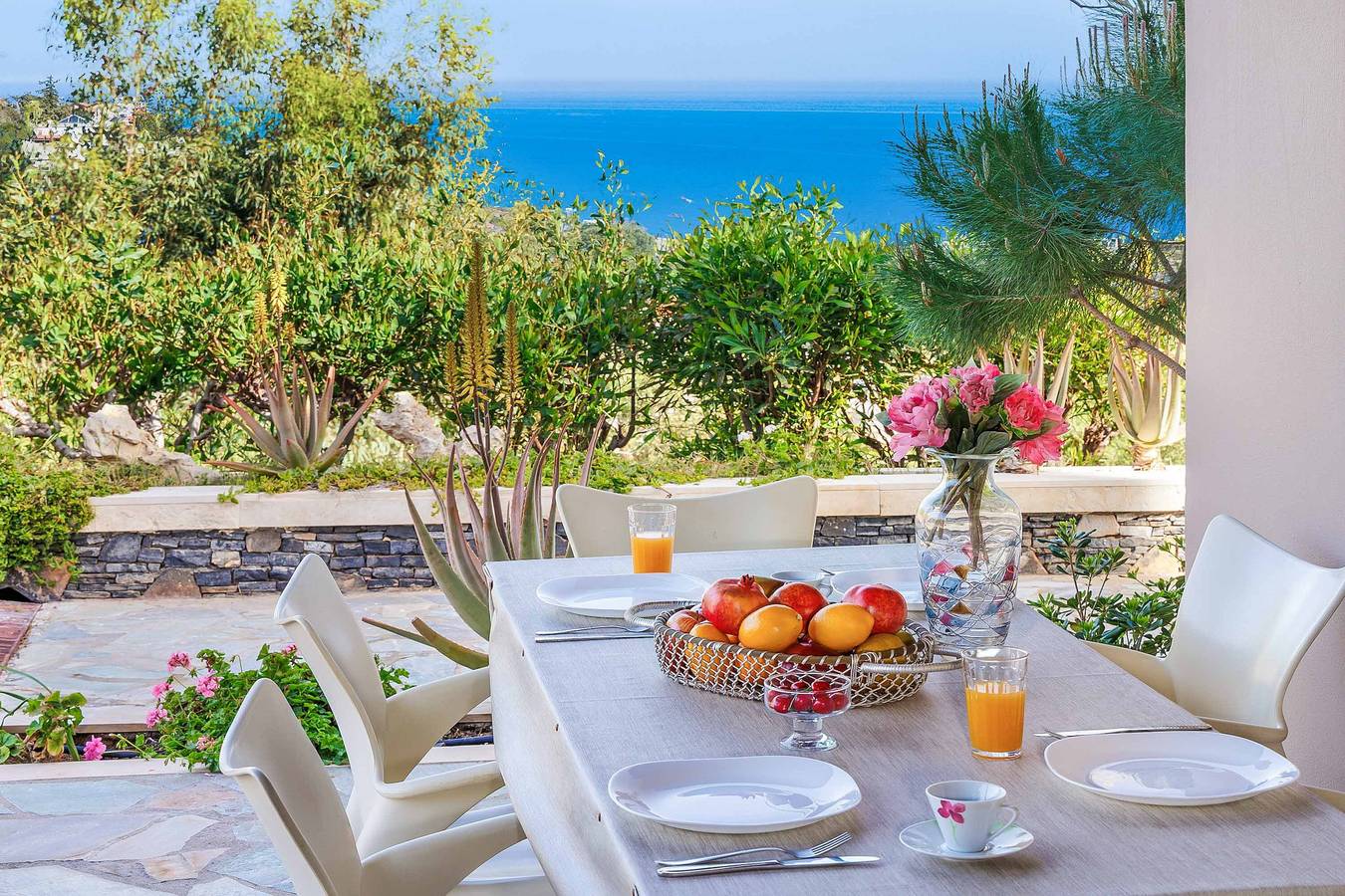 Villa für 6 Personen mit Garten in Agia Pelagia, Achlada