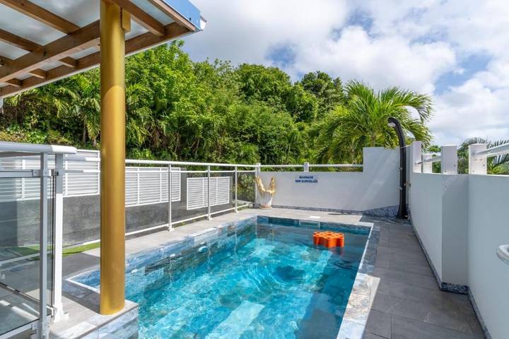 Location de vacances pour 6 personnes, avec jardin ainsi que terrasse et piscine à Le François - 2