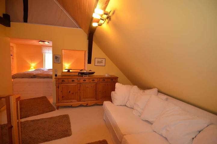 Exclusive holiday home with fireplace, large terrace and garden + free laundry package in Trent, Ruegen