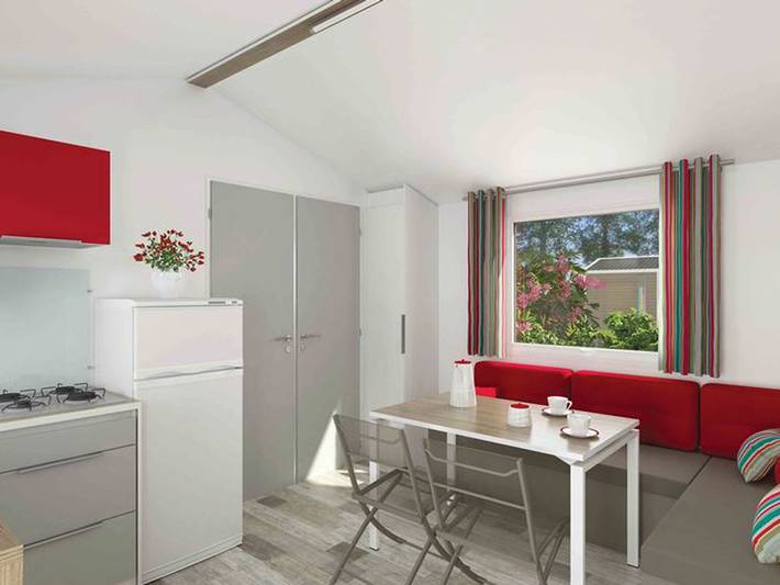 Mobil home pour 4 personnes, avec terrasse et piscine, animaux acceptés à Saint-Gérons - 2