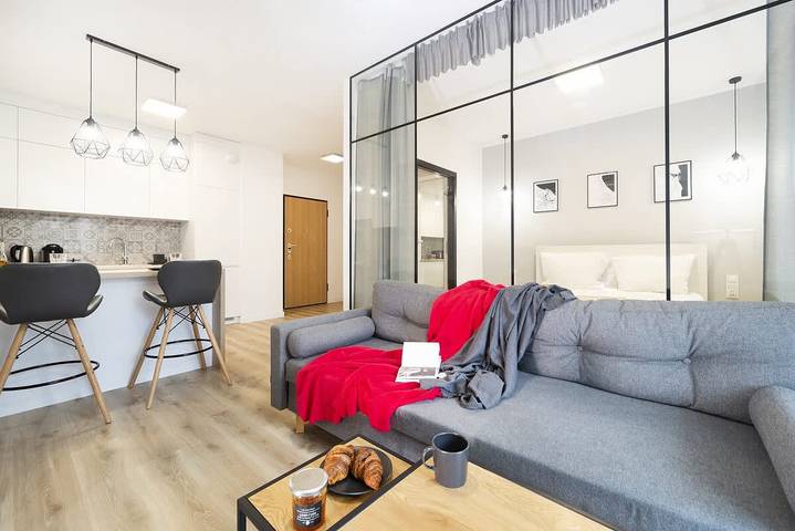 Lägenhet för 4 Personer, med Trädgård i Gdańsk