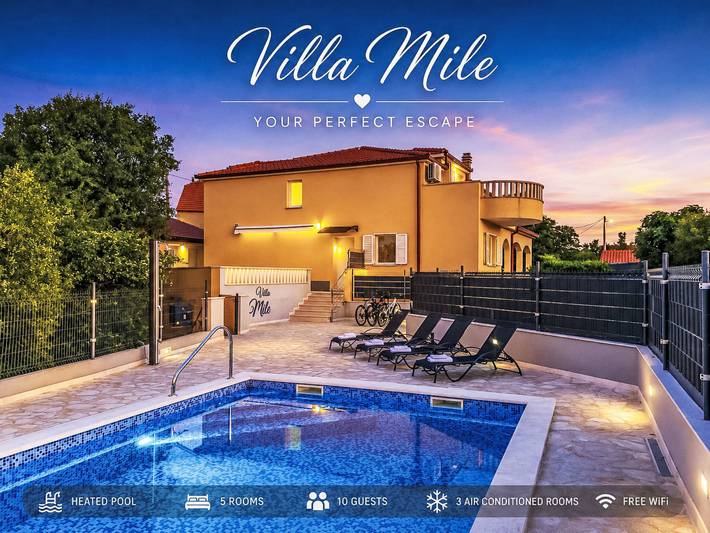 Ferienhaus für 10 Personen, mit Pool und Garten - 1