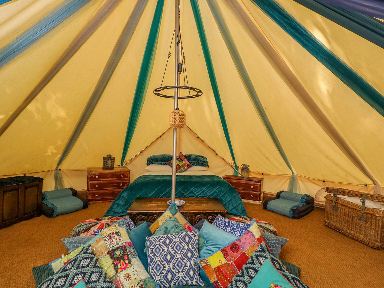 The Moroccan Bell Tent in Hampshire