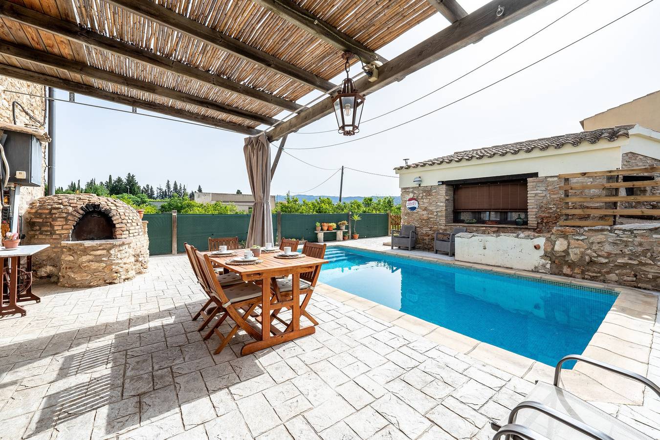 Casa de vacaciones 'Lo Molí De La Jòrdia' con piscina privada, Wi-Fi y aire acondicionado in Tierras del Ebro, Provincia de Tarragona