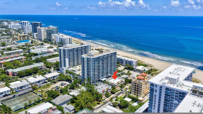 Vacation rental for 8 people, with ocean view and terrace as well as garden in Pompano Beach