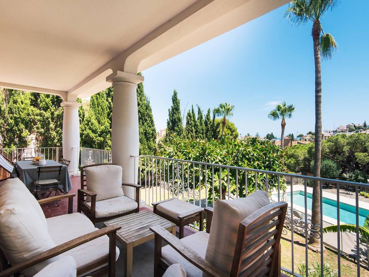 Ferienhaus für 10 Personen mit Balkon/Terrasse in Málaga (Este), Malaga