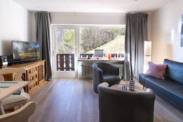 Vakantiewoning voor 3 personen, met Balkon en Uitzicht in Mittenwald