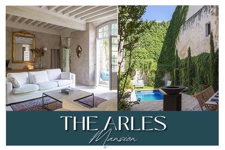 Villa pour 12 personnes, avec vue ainsi que jardin et piscine, animaux acceptés à Arles