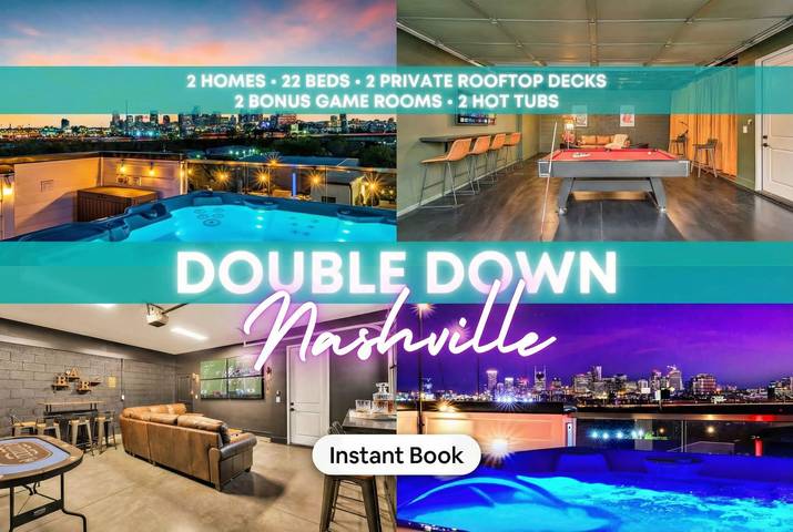 Vacation house for 24 people, with terrace in Nashville