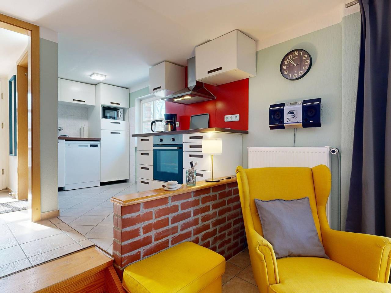 Ganze Ferienwohnung, Ferienwohnung Fischerhaus 01 in Lancken-Granitz, (Id 801) in Neu Reddevitz, Lancken-Granitz