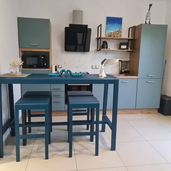 Location de vacances pour 4 personnes, avec terrasse à La Saline les Bains - 4