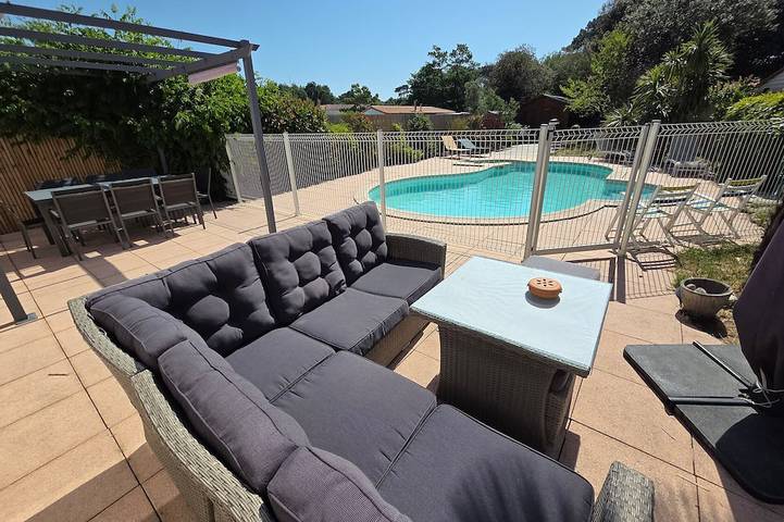 Maison de vacances pour 7 personnes, avec jardin, animaux acceptés à Jard-sur-Mer