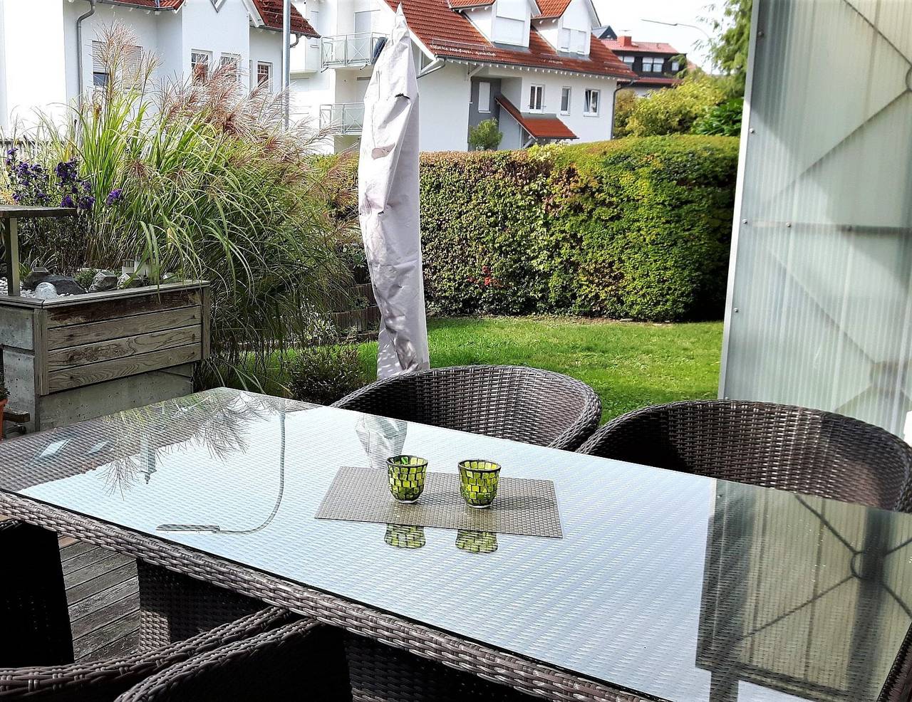 Ganze Wohnung, Ferienwohnung 'Laura' mit privater Terrasse, privatem Garten und Wi-Fi in Langenargen, Region Bodensee-Oberschwaben