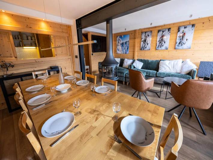 Chalet pour 14 personnes, avec balcon dans Les Arcs - 4